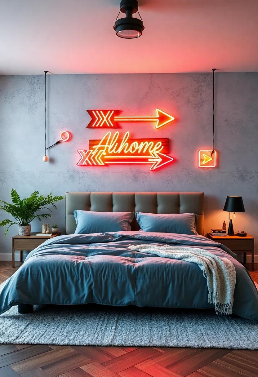 Dynamic Arrows and Pointers - illuminate directional signs that⁤ add movement and guide focus within the room
