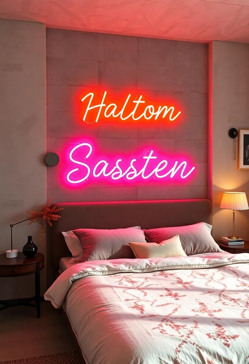 Custom ‌Name Signs - ‌Personalize your ⁣sanctuary with your name or initials in vibrant neon light