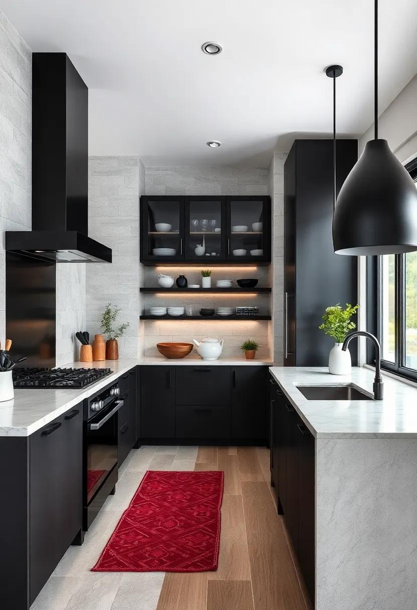 Matte Black Fixtures and Hardware for Modern Flair