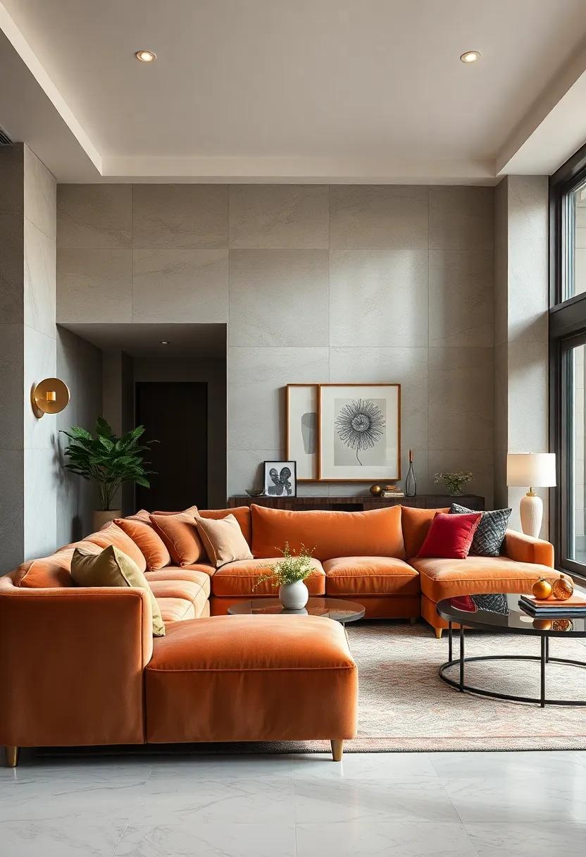 Invest in ‌a high-quality, plush velvet sofa that⁤ combines comfort with timeless ‍style