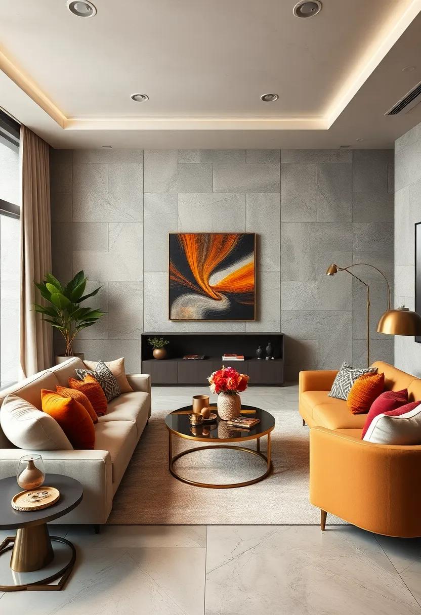 Incorporate metallic finishes not only ​in décor but‌ also subtle hints in wall treatments for a refined shimmer