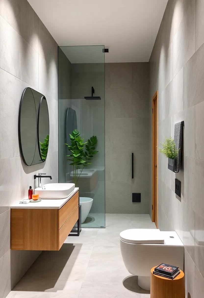 Compact efficiency: Space-saving⁤ vanities and wall-mounted fixtures optimize ⁣every inch for ⁤small ensuites