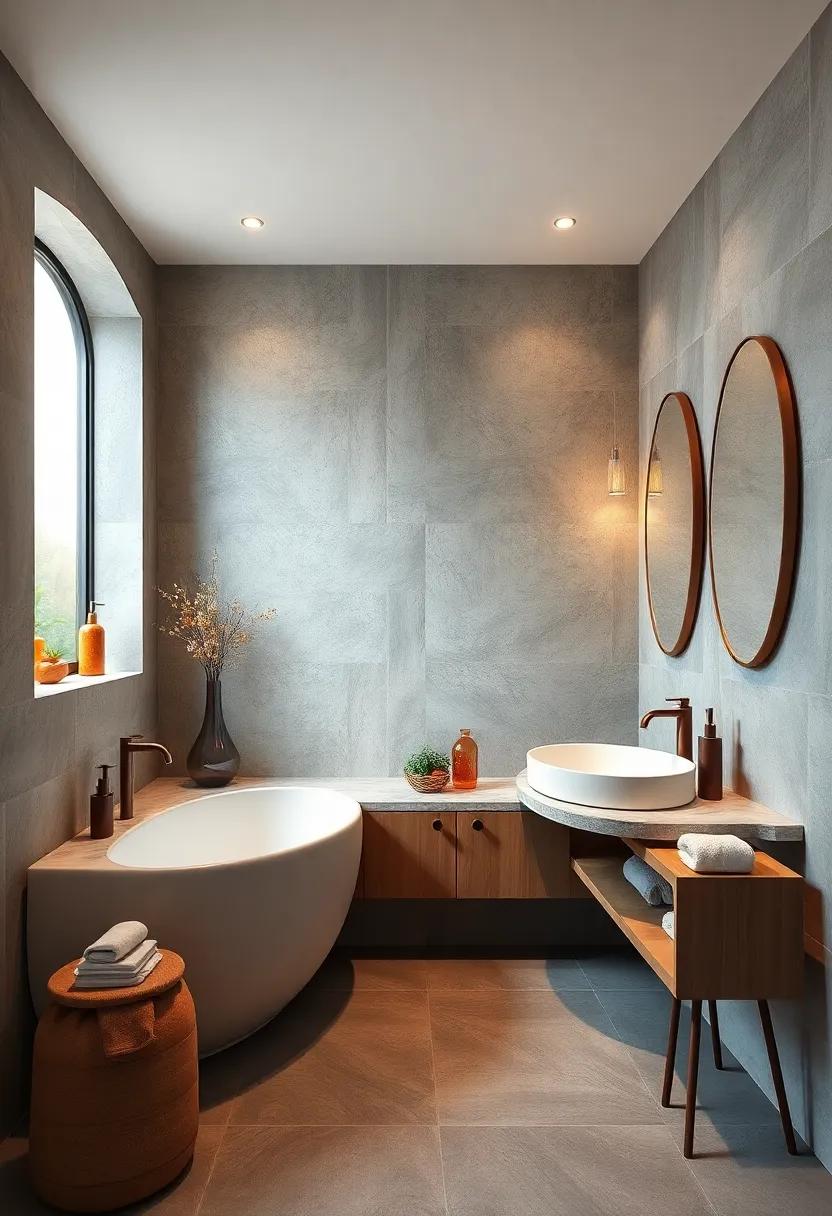 Soft​ Curves: Rounded vanities and oval mirrors introduce gentle shapes promoting a soothing⁢ ambience