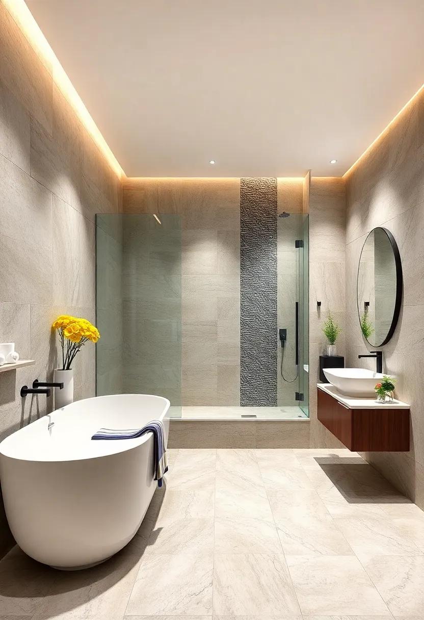 Textured Tiles: 3D and⁤ mosaic ⁢tiles add depth ⁤and tactile intrigue while being ⁤easy to clean and maintain