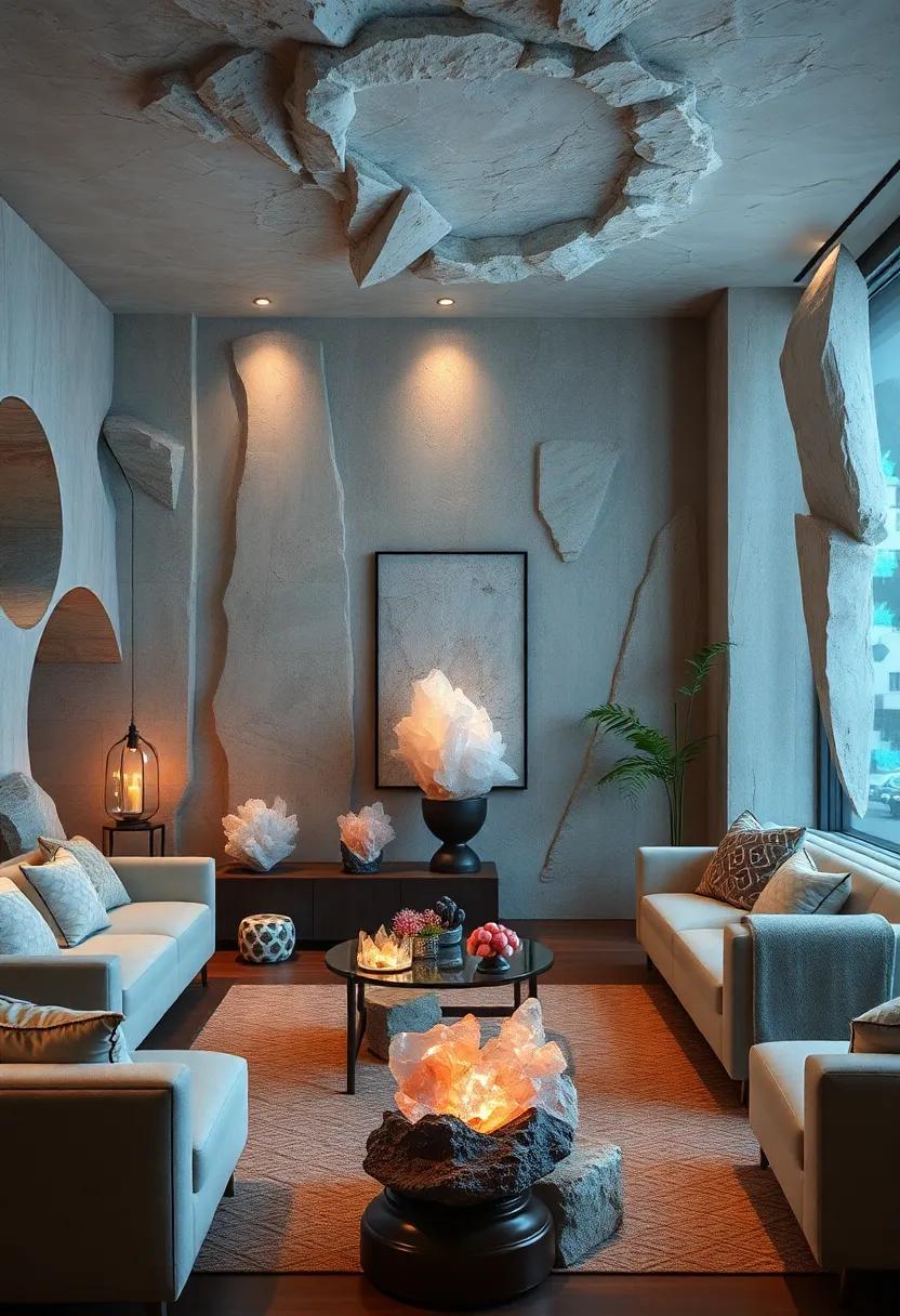 Crystal Caverns - ⁤Illuminated quartz and mineral formations bringing natural sparkle and intrigue to your room