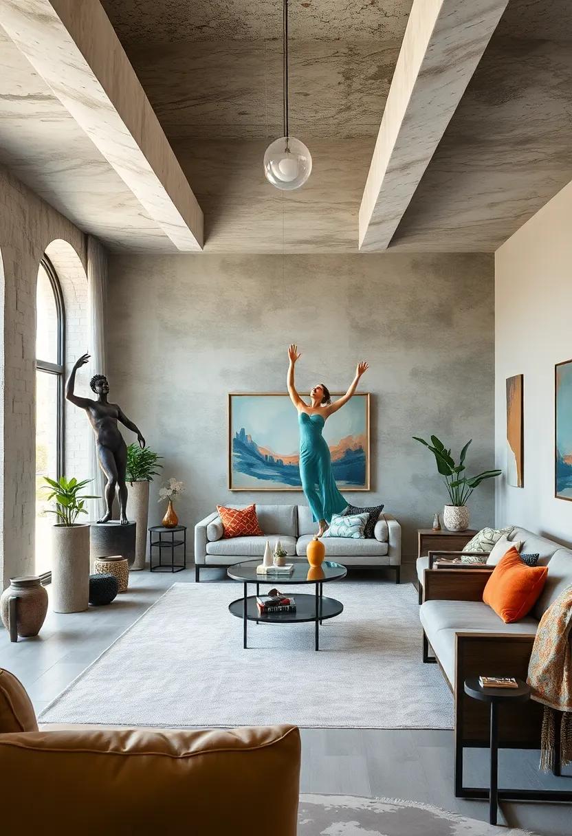 Dancing Figures - Joyful human forms frozen mid-movement, radiating life and positive energy