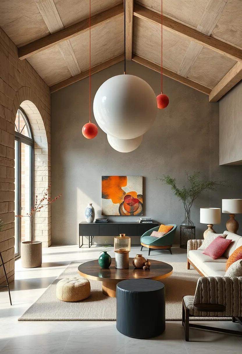 The Hovering ‍Orb - Suspended spheres that create a sense of balance and futuristic intrigue
