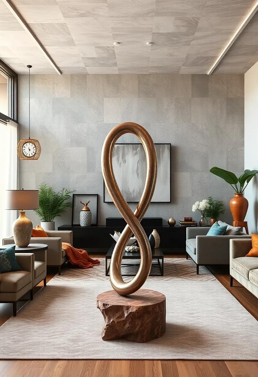 The Infinity Knot - Symbolizing eternity ⁢and unity, this sculpture lends‌ spiritual depth and elegance