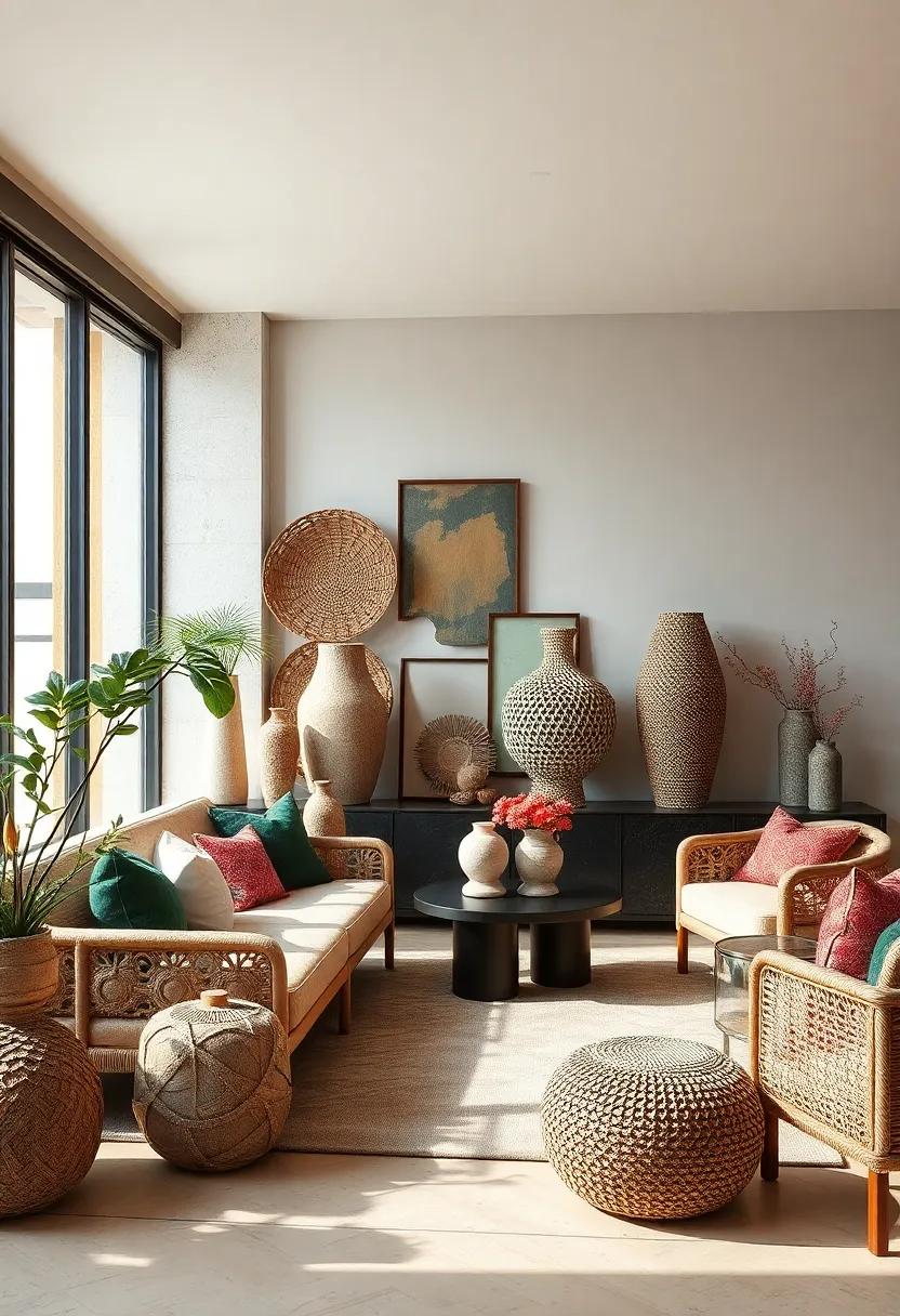 Woven Wonder - Textured sculptures replicating the interlaced ​patterns of ‌fine fabrics and baskets