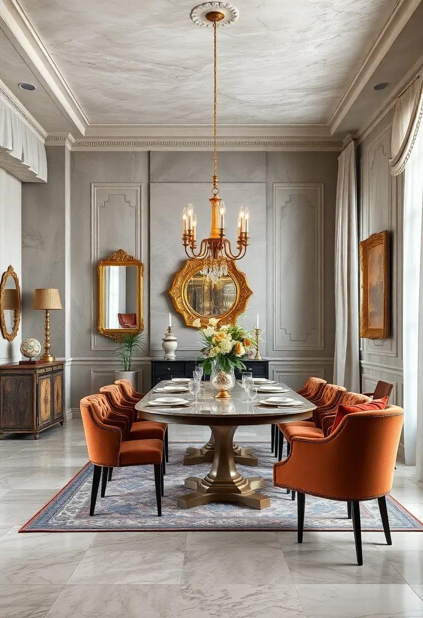 Gold ⁢or Bronze Accents ⁤in Mirrors and ​Picture Frames