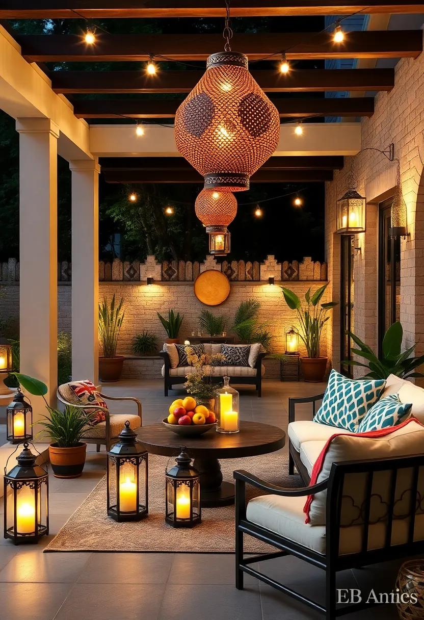 Use lanterns as​ centerpiece⁤ accents alongside ‍fresh fruits ⁢and⁢ ceramics‍ for a​ festive, ⁢vibrant look