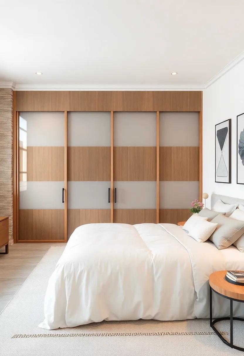 Use frosted glass⁣ sliding ‍doors to conceal storage spaces while⁣ maintaining a modern, airy aesthetic