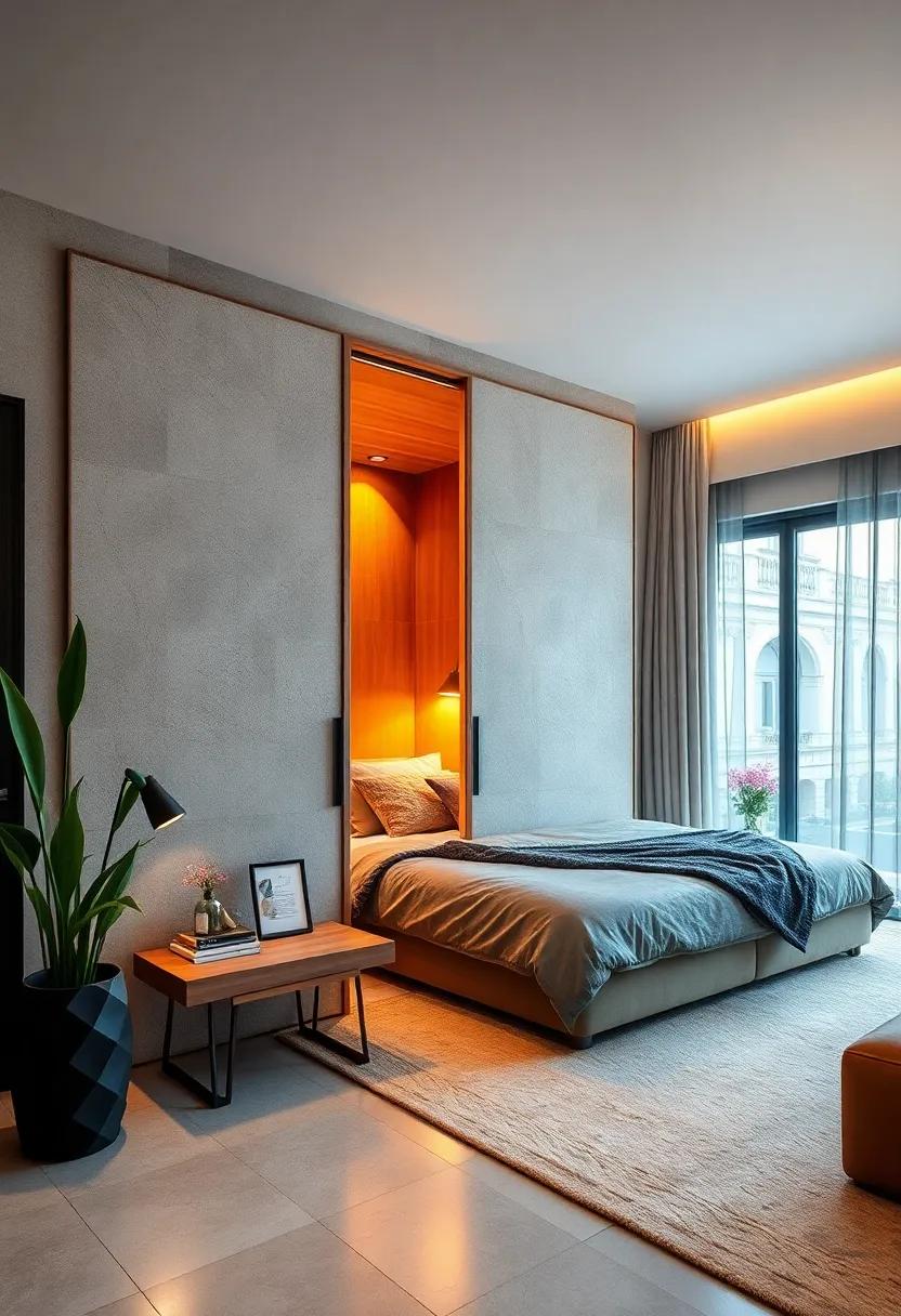 Install sliding doors equipped with LED lighting to‍ illuminate the contents and‌ add a stylish touch