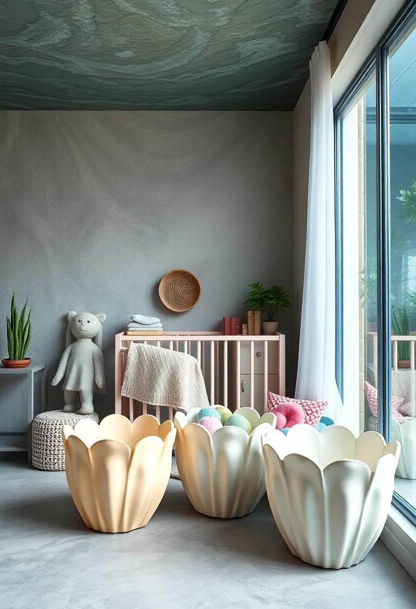 Adorable Clam Shell Toy Storage Bins for Organizing Essentials