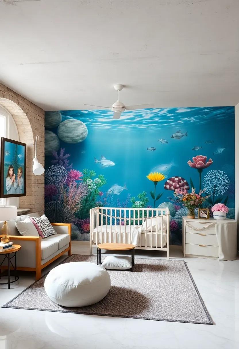 Soft Mermaid Wall Murals that Bring the Ocean to Life
