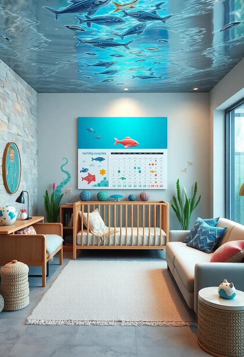 Under-the-sea Growth Charts Featuring friendly Sea Creatures