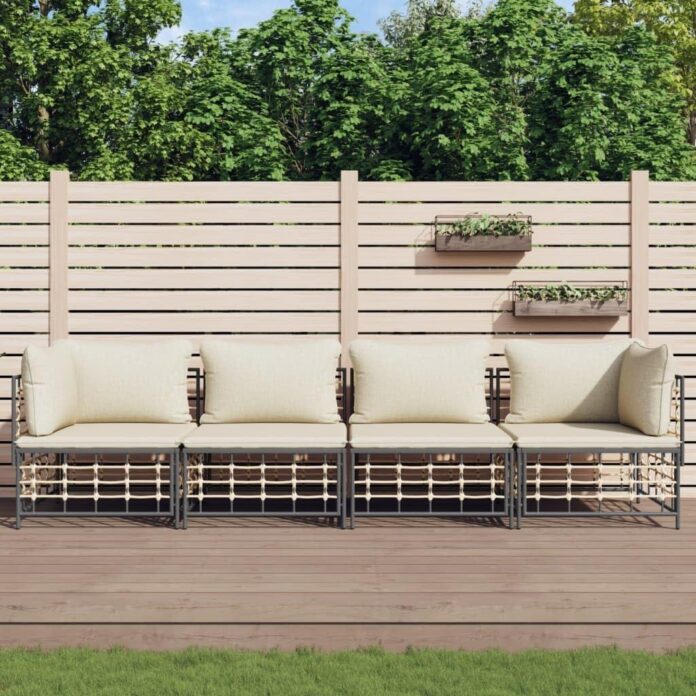 Our Cozy Corner: Reviewing the Anthracite 4-Piece Patio Set