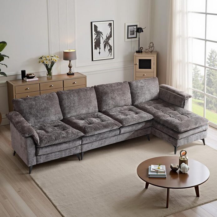 Our Honest Take on the VINGLI 129” Reversible Sectional Couch