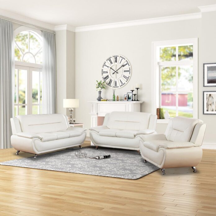 Our Take on the Sleek White Leather Sofa Set for Any Space