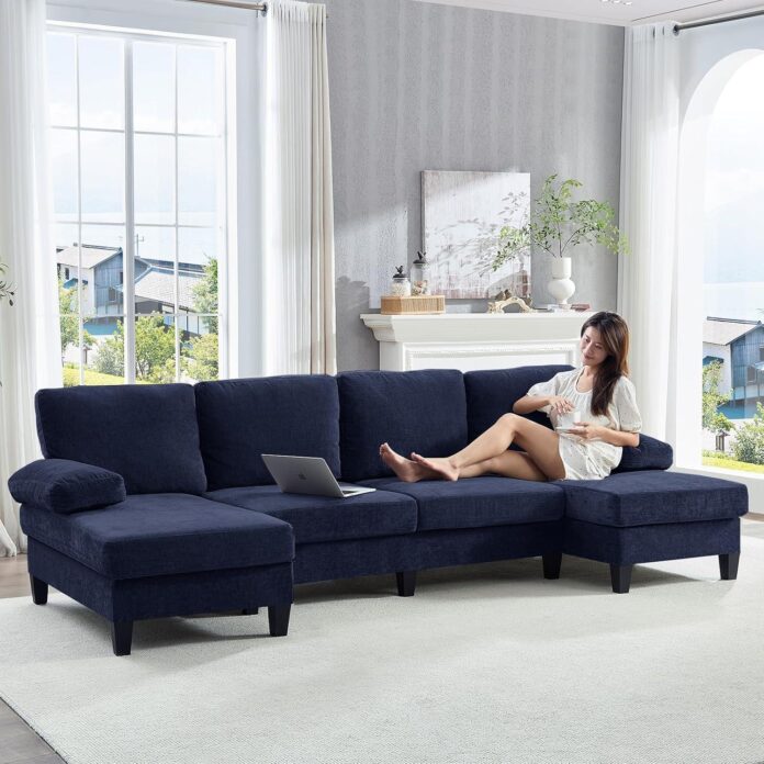 Our Honest Take on the Mjkone 110″ U-Shaped Sectional Sofa