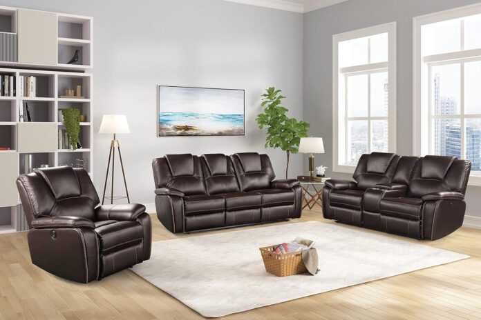 Our Honest Take on the 3-Piece Brown Leather Recliner Sofa Set