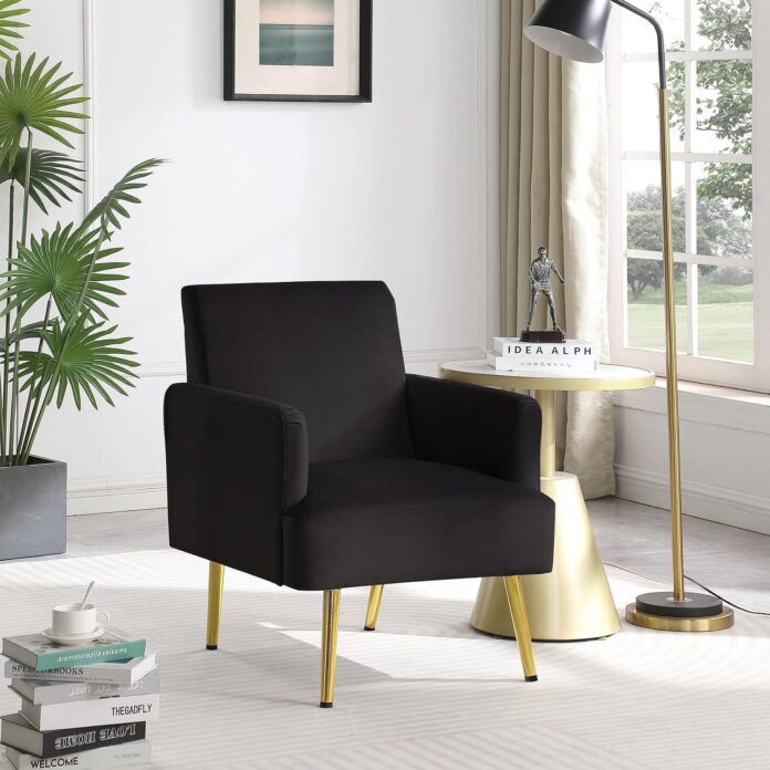 Our Take on the Modern Armchair with Golden Metal Legs: Comfort Meets Style