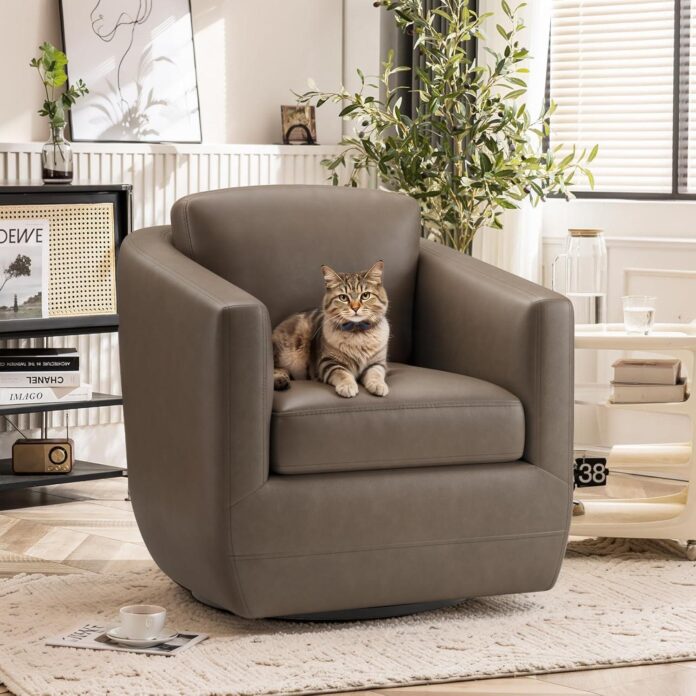 Our Honest Take on the COLAMY 360° Swivel Accent Chair Experience