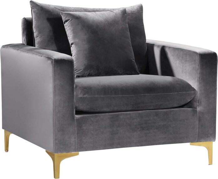 Our Take on the Naomi Grey Velvet Chair: Style Meets Comfort