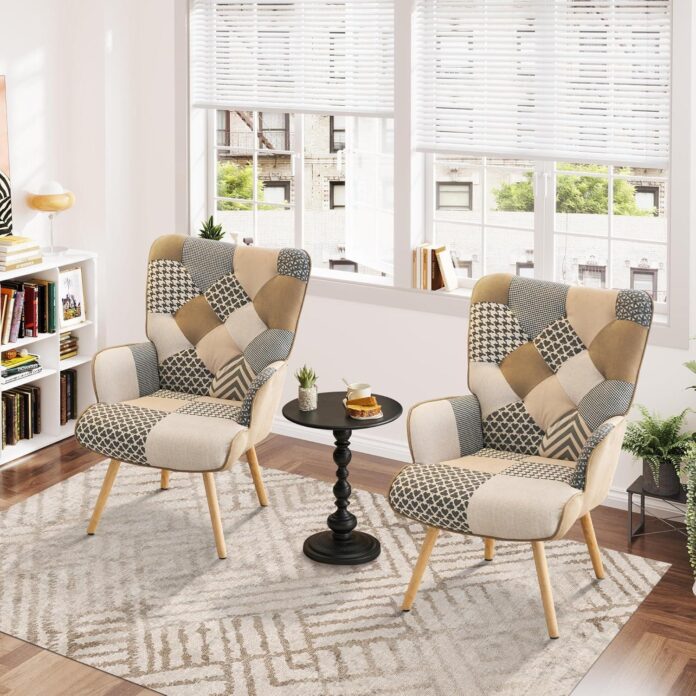 Why We Love Our Modern Patchwork Accent Chair for Lounging