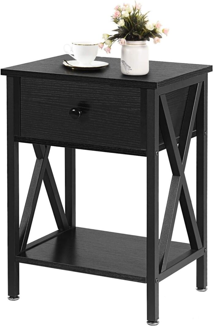 How We Loved the VECELO Nightstand’s Stylish Storage & Design