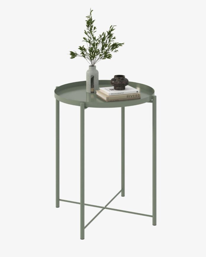 Our Take on the Sleek Green Metal Side Table for Any Space