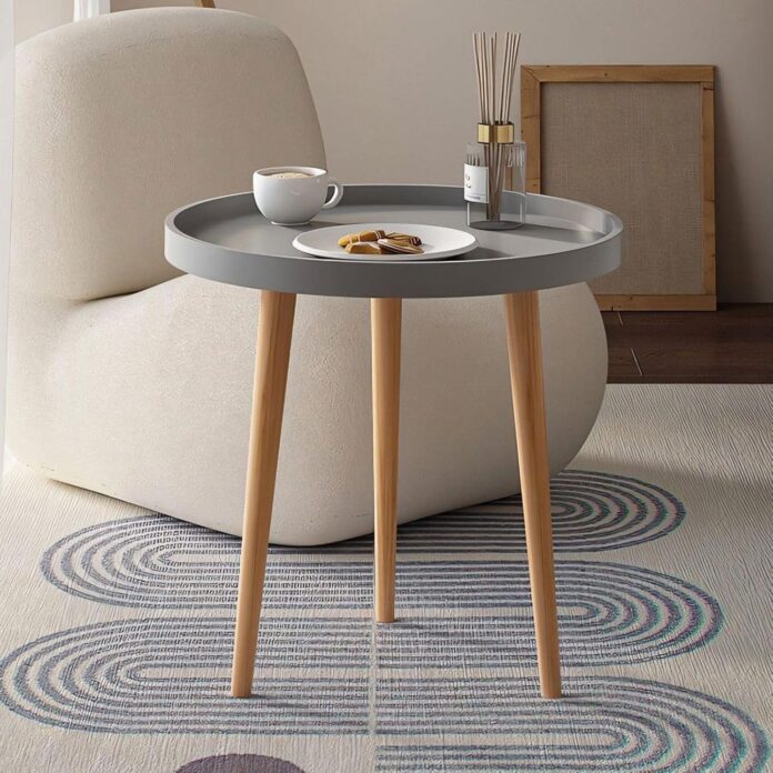 Our Take on the Stylish Gray Round Side Table for Small Spaces