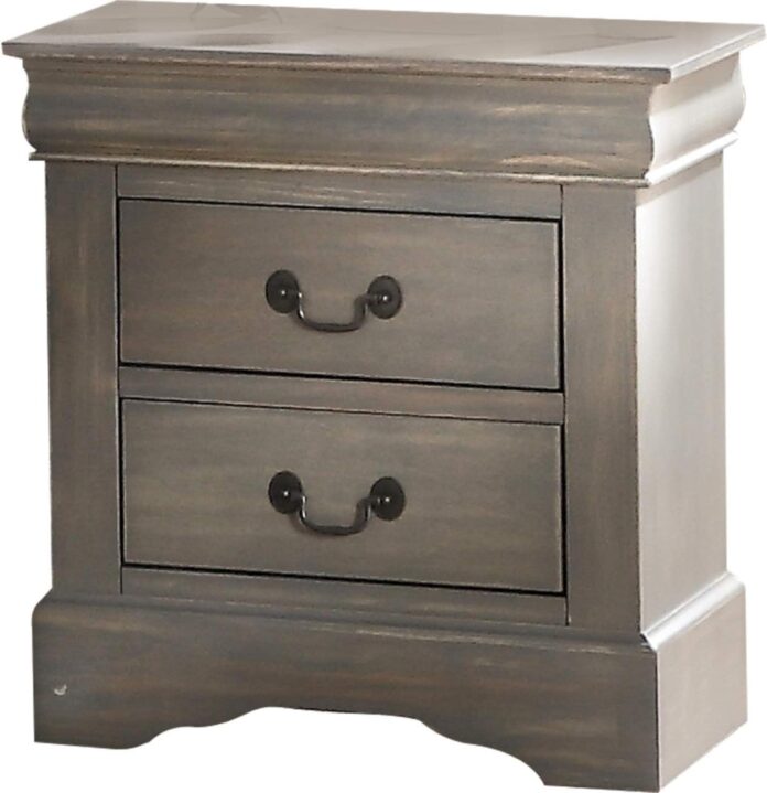 Our Honest Take on the HomeRoots Gray Wash 2-Drawer Nightstand