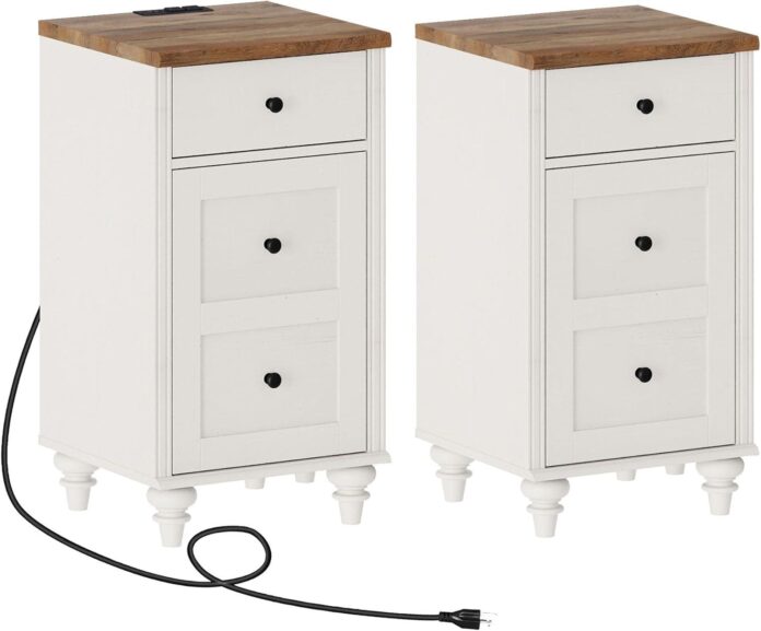 Our Honest Take on WAMPAT Nightstands with Charging Station