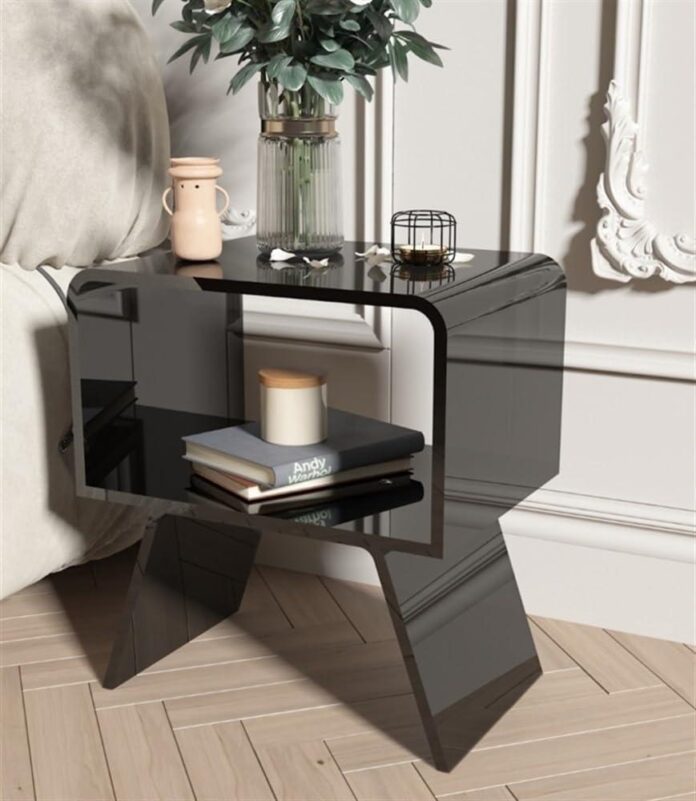 Our Take on the Sleek Acrylic Bedside Table: Modern, Clear, Practical