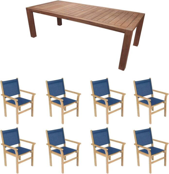 Our Honest Take on the 9-Piece Teak Patio Dining Set Review