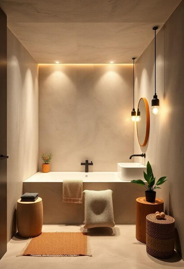 24 Cozy Lighting Ideas to Brighten and Warm Up Your Small Bathroom Space