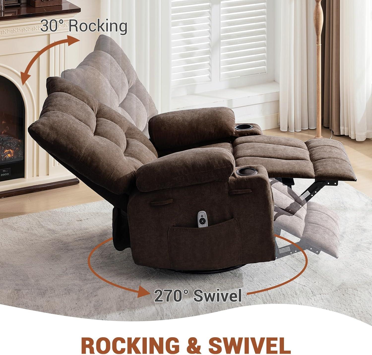 Our Honest Take on the Swivel‍ Rocker Recliner with Massage & Heat