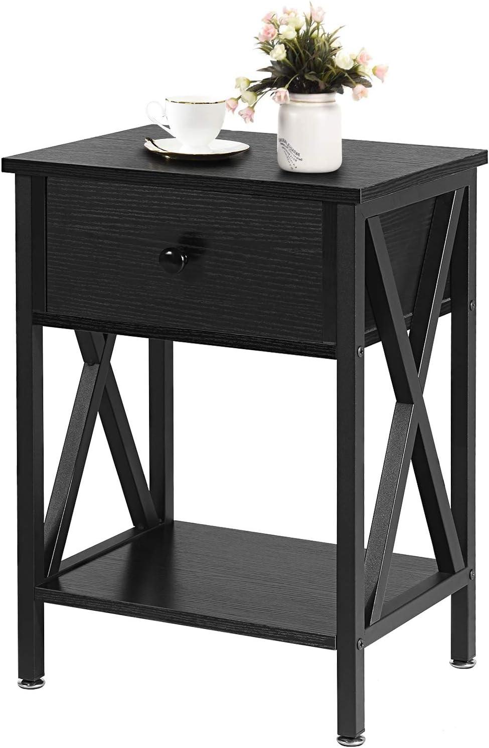 How We ‌Loved the VECELO Nightstand's Stylish Storage & Design