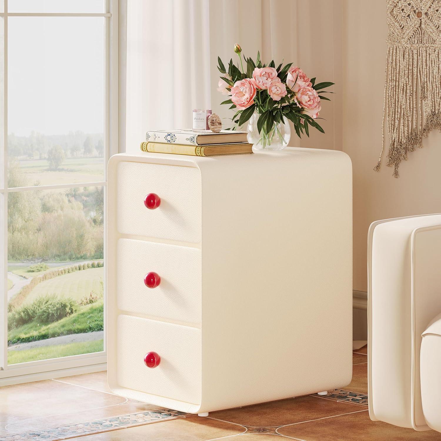 Our Take on the LIKIMIO ⁢Leather Nightstand: Stylish & Space-Savvy