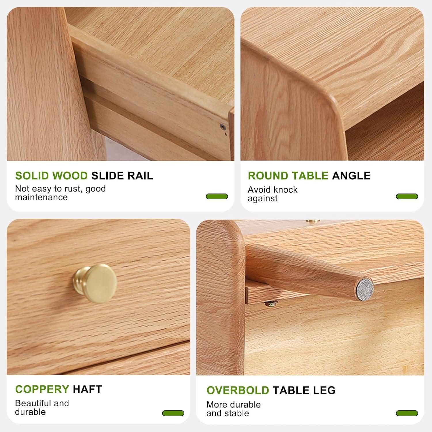 Our Take on the Solid Wood Mid-Century⁢ Nightstand's Timeless Charm