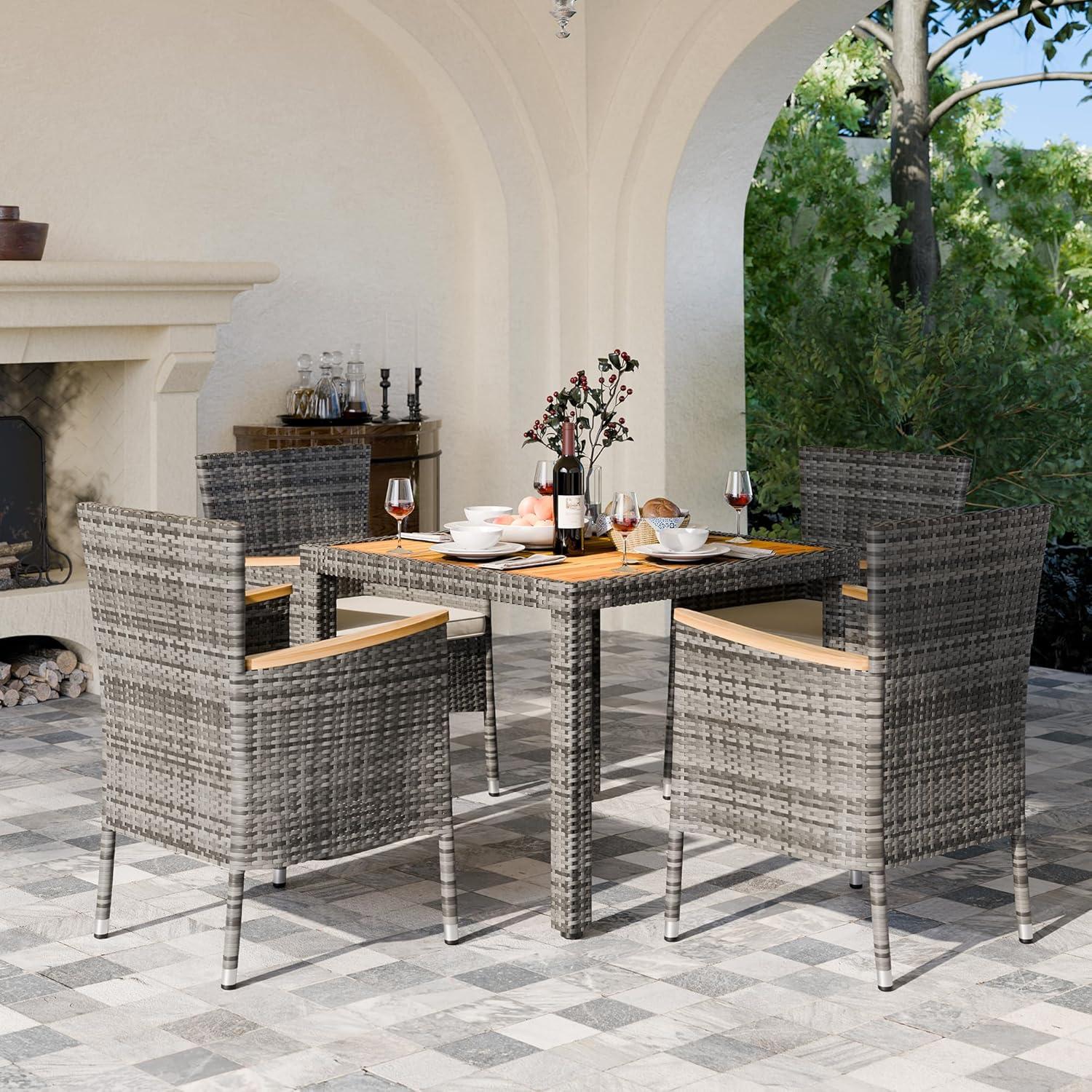 Our Honest Take⁤ on‌ the Vongrasig 5-Piece Patio set's ​Space & Comfort