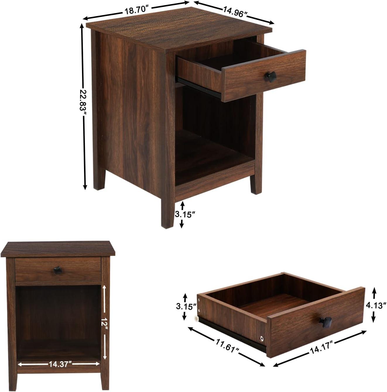 How We Transformed⁣ Our Bedroom with⁣ GBU Nightstands' Rustic Charm
