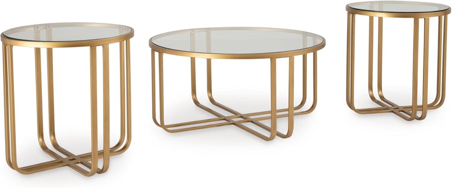 Our take on the Ashley Milloton Glass Table Set: Chic & Durable