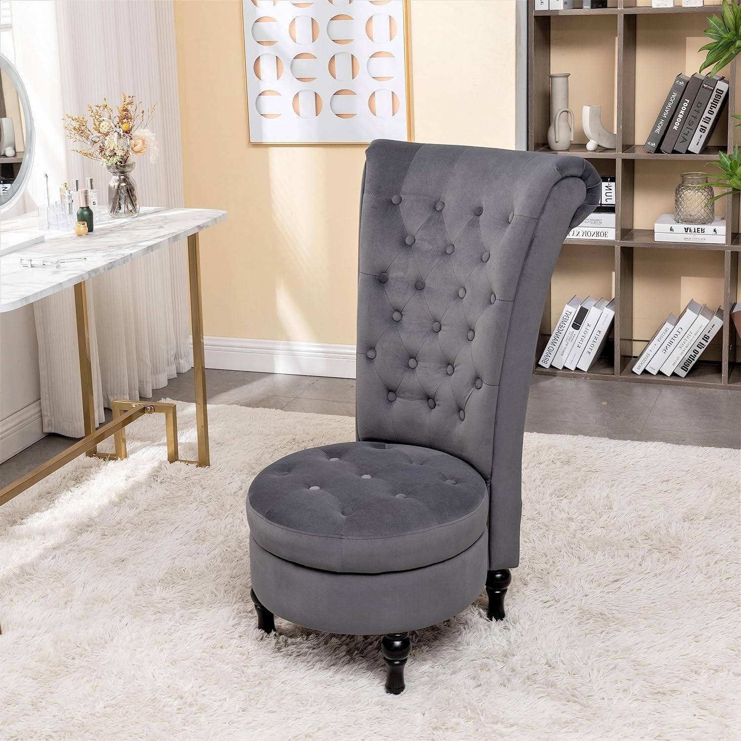 Our Take on the Royal High-Back Velvet Accent ‍Chair's Comfort & Style