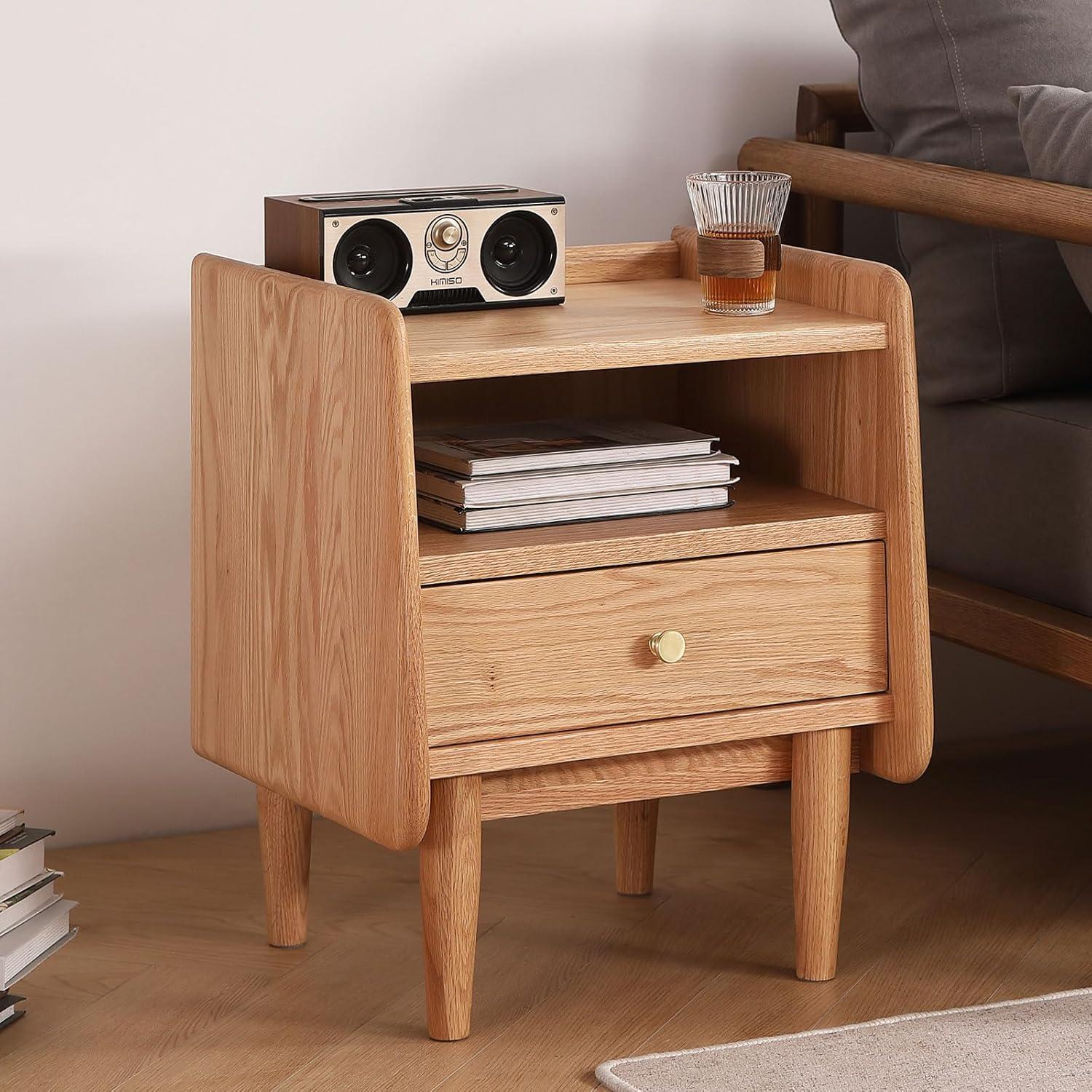 Our Take on ⁤the Solid Wood Mid-Century Nightstand's​ Timeless Charm