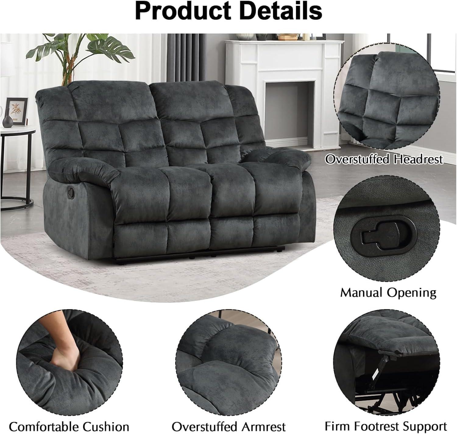 Our Honest Take​ on CANMOV's Manual Reclining Sofa Set: Comfort vs. Size