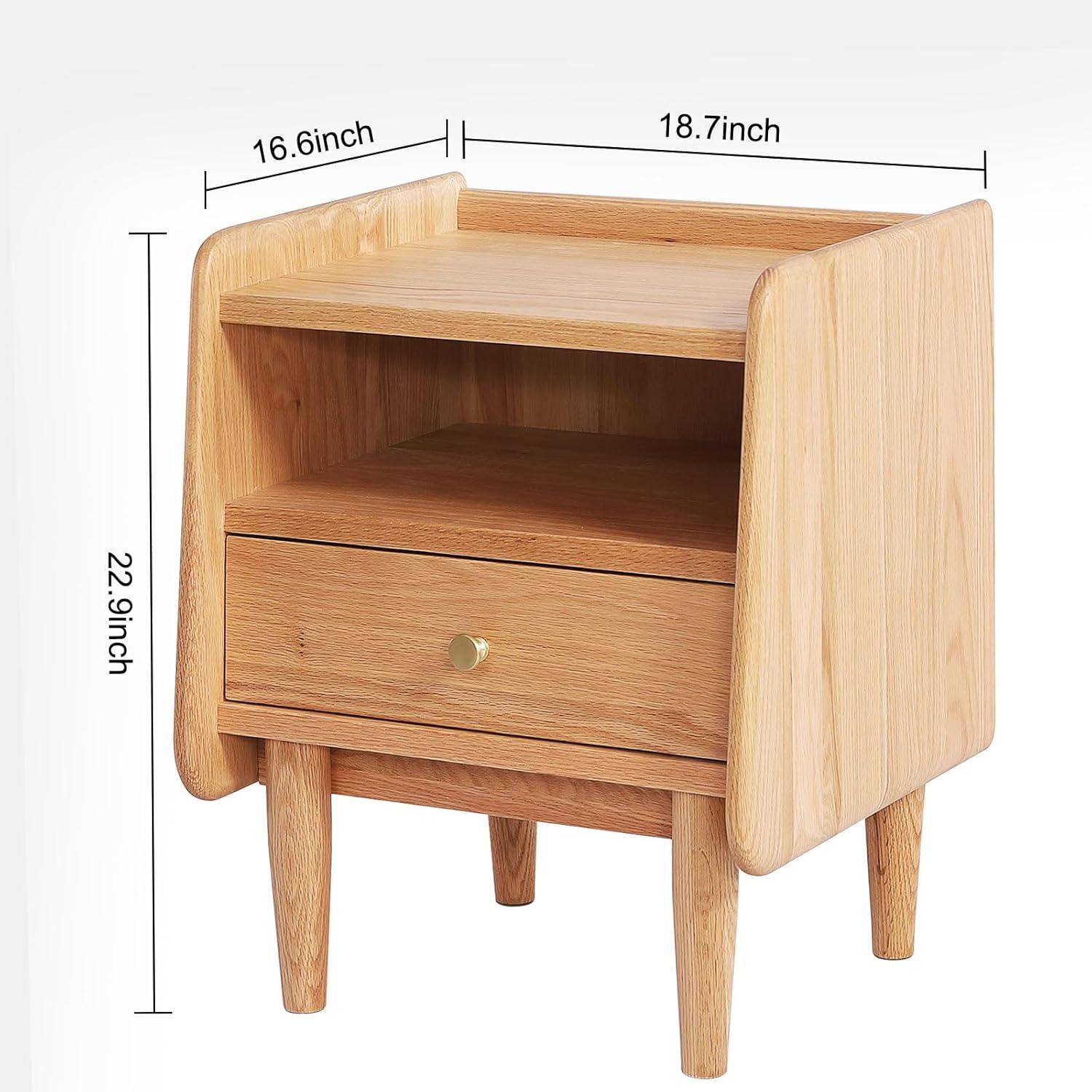 Our Take on ⁢the Solid Wood Mid-Century Nightstand's Timeless Charm