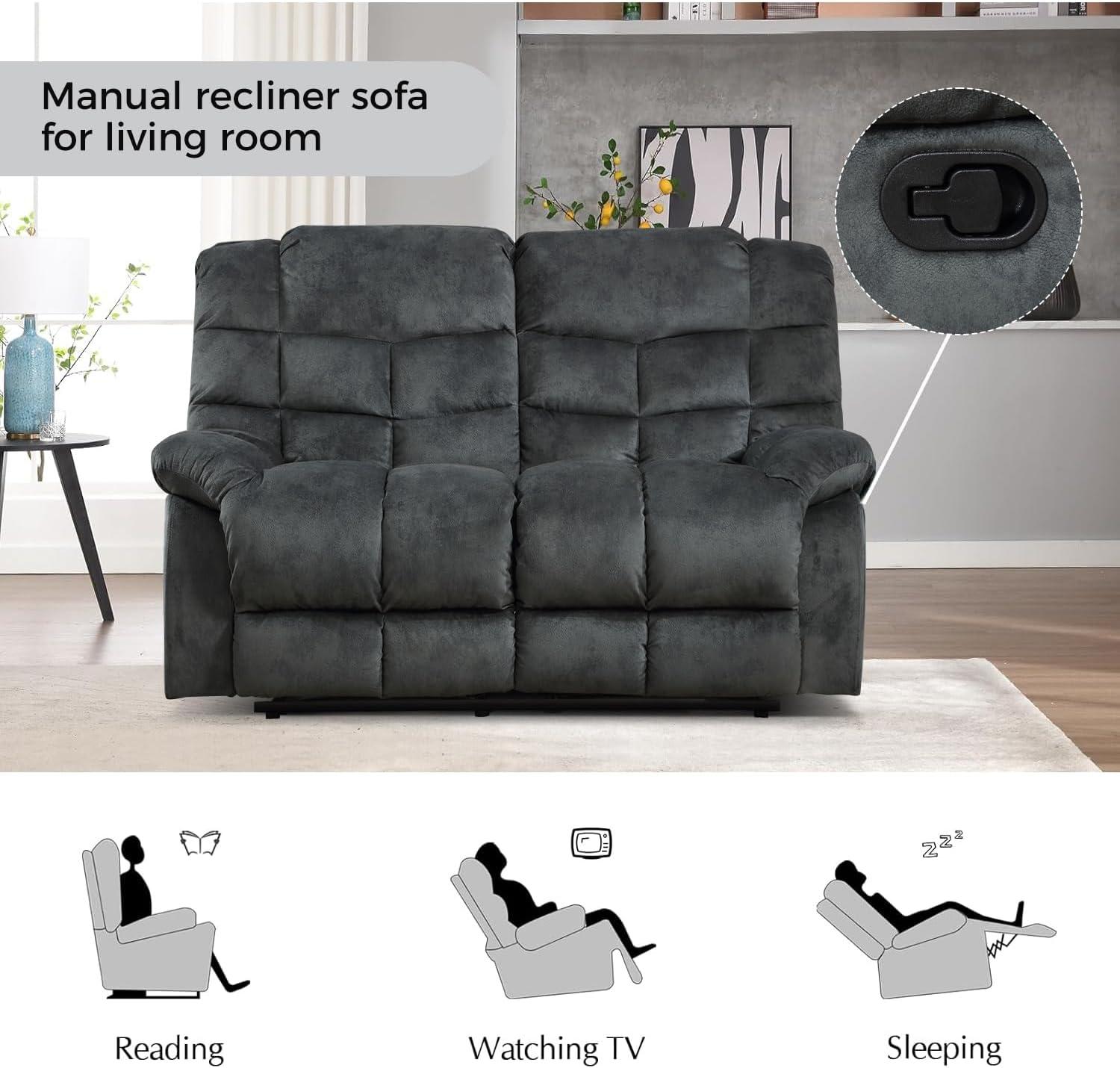 Our Honest ‍Take on CANMOV's Manual Reclining Sofa ⁤Set: Comfort vs. Size