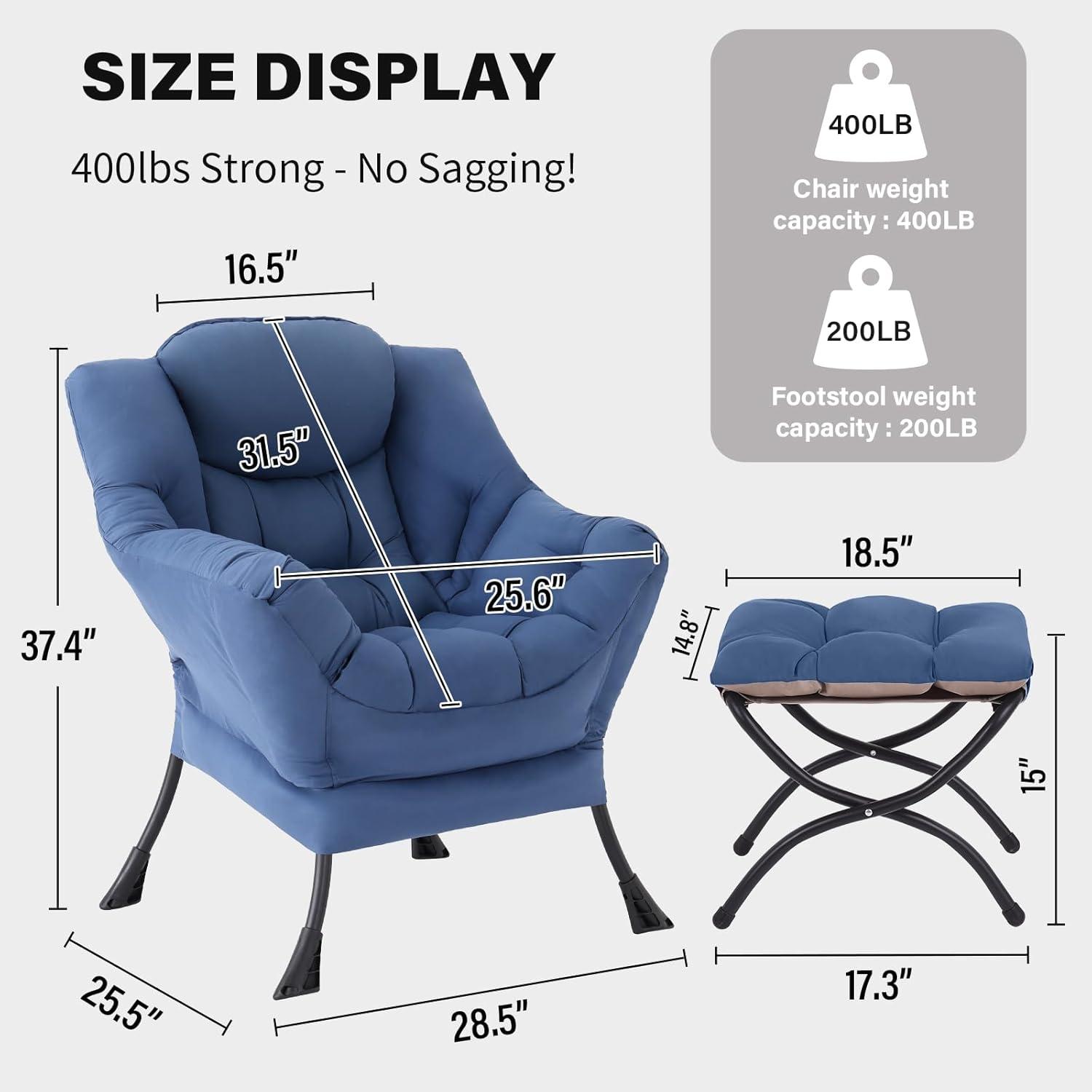 Our Take on the Tiita Lazy Chair with Ottoman: Cozy & Versatile